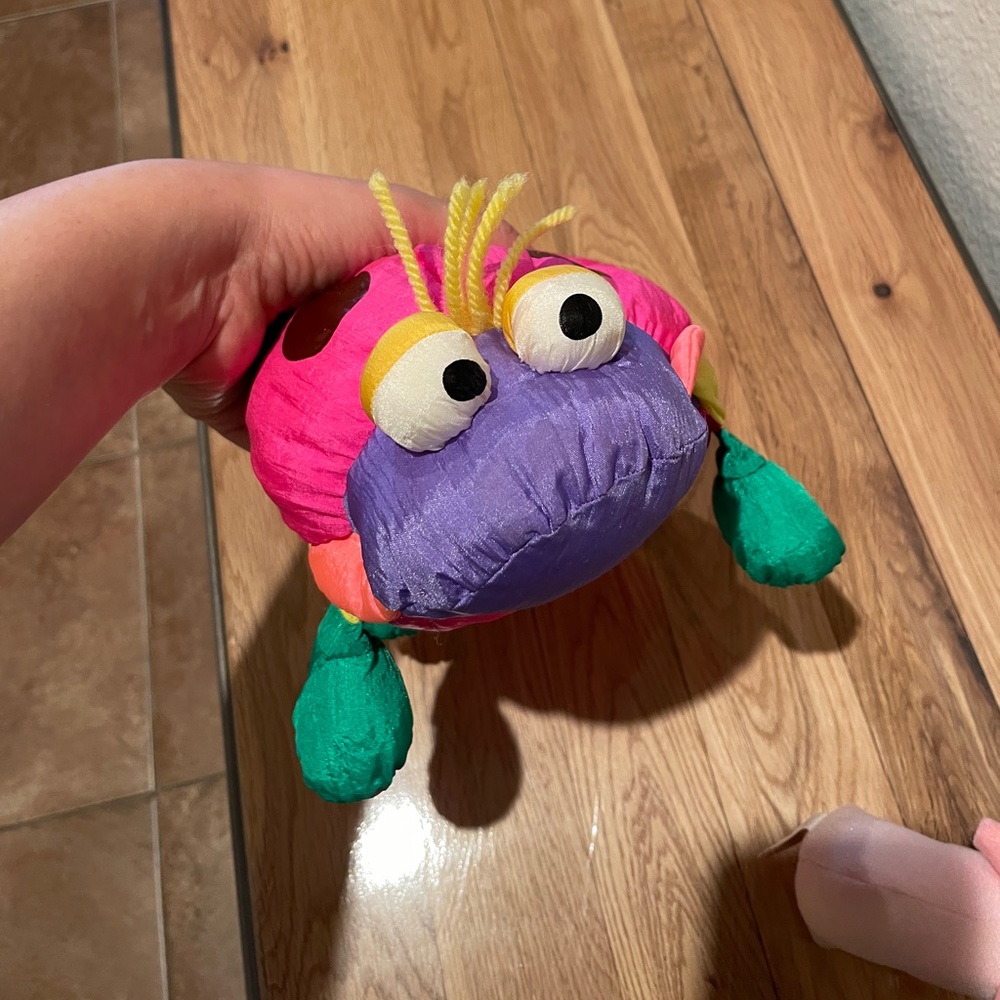 Colorful pink ladybug toy
